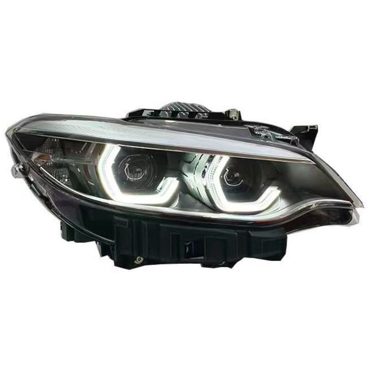 BMW F22 Switchable Tri Colour Headlights Amber, Yellow and White