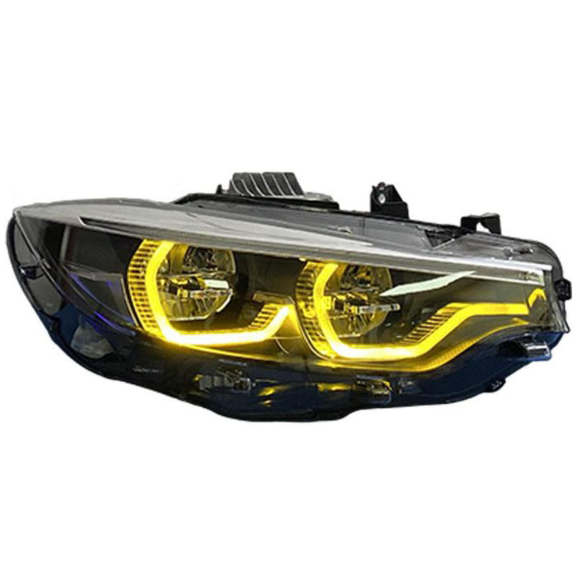 LCI Switchable Tri-Colour Headlights Amber, Yellow and White For F32/F33/F36/F80/F82/F83